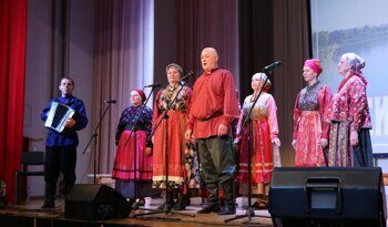 Концерт фольклорной студии «Жили-были» в селе Усть-Калманка
